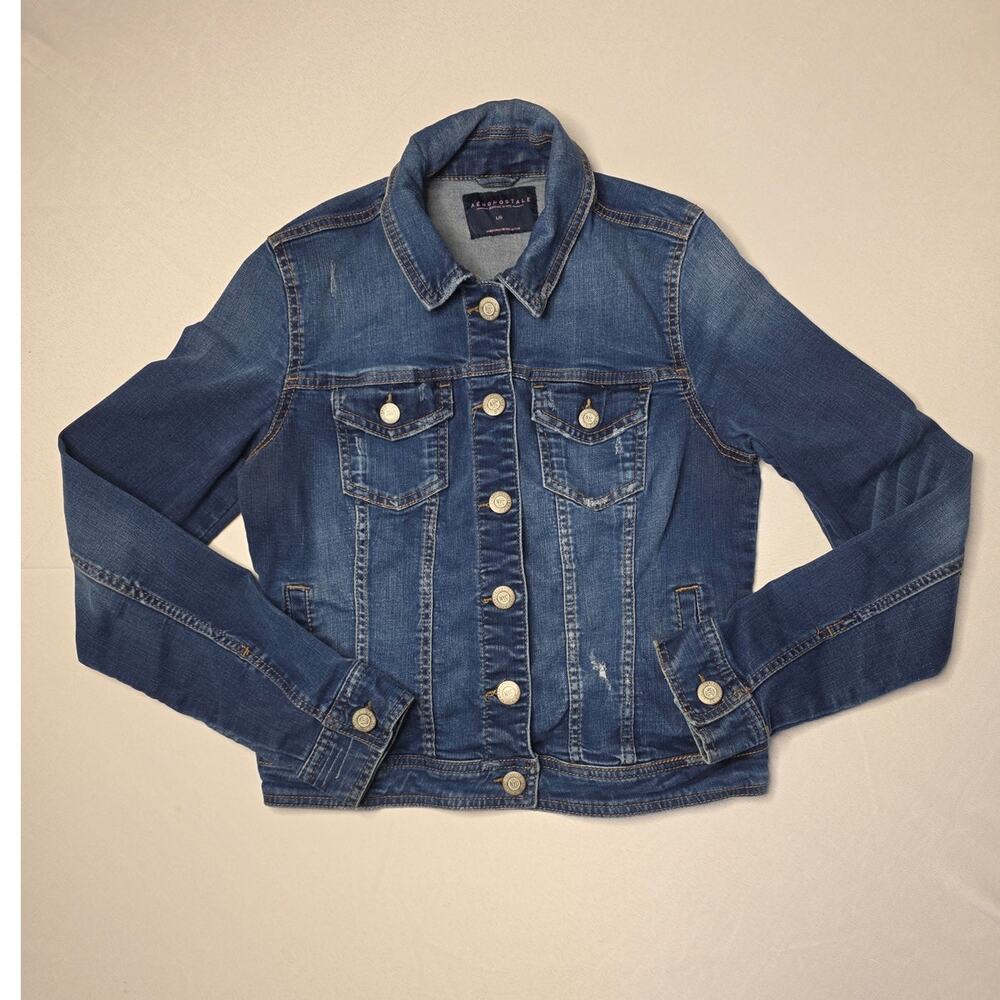 Aéropostale Vintage Denim Jacket Size L